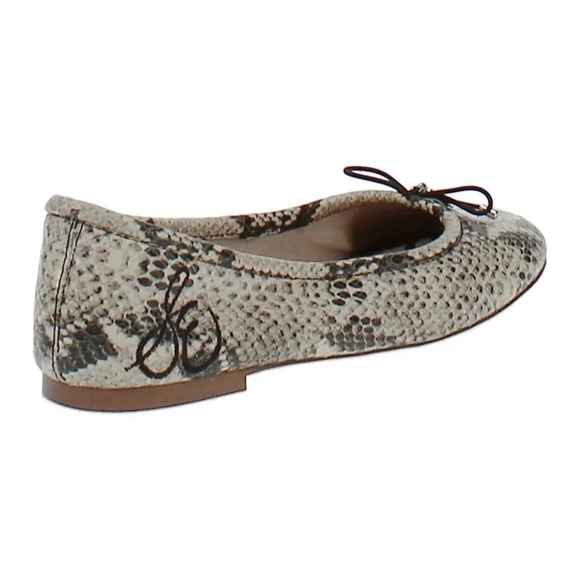 Sam Edelman Felicia Ballet Flat Snakeskin Size 9 - Picture 2 of 4